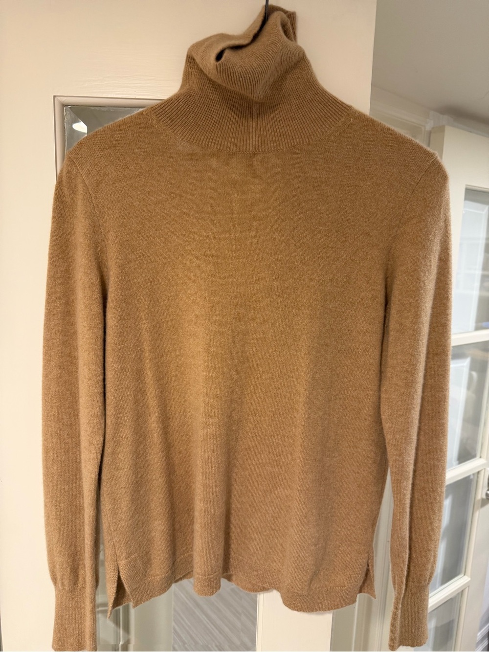 J. Crew Camel Turtleneck Sweater